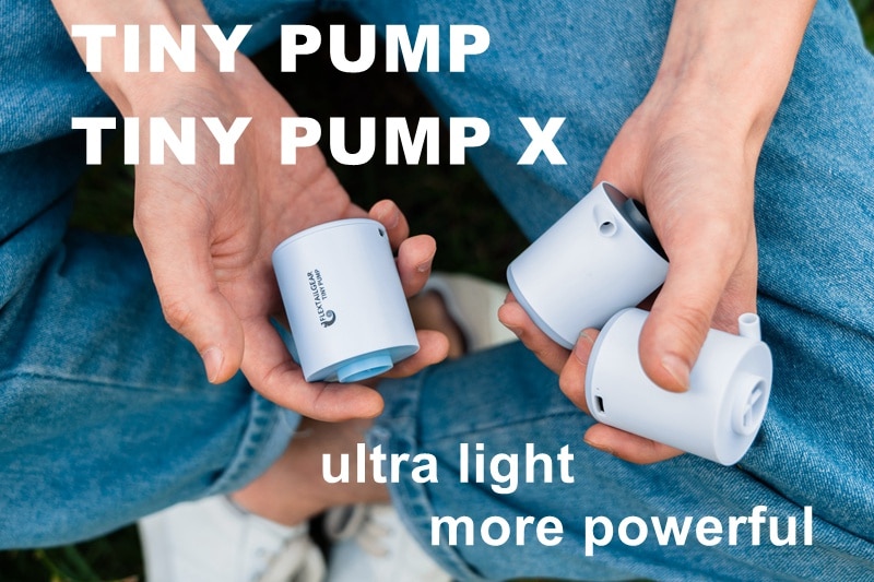 FLEXTAILGEAR Air PumP TINY Portable Rechargeable Ultralight Inflate for Sleeping Pad Camping Mattress Mat Swimming Ring Boat | Fugo Best